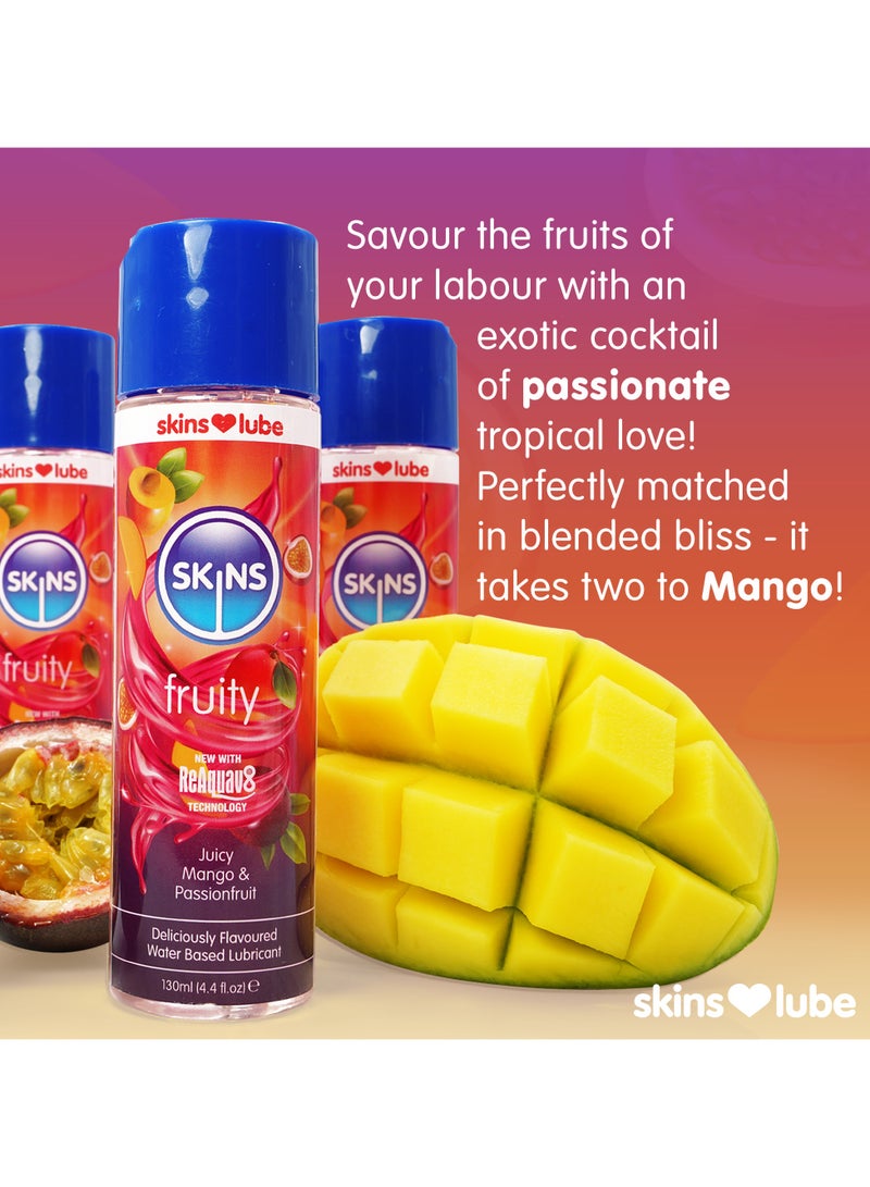 سكينز مزلق مائي سكينز بنكهة المانجو والباشن فروت 130 مل - Image 3