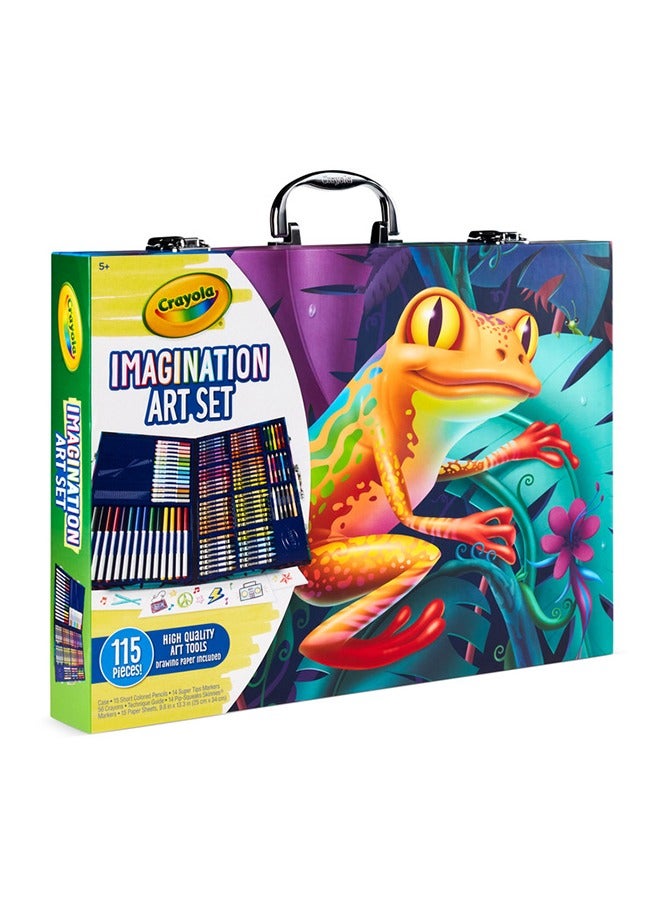 Crayola حقيبة فن التخيل، ١١٥ قطعة - Image 1