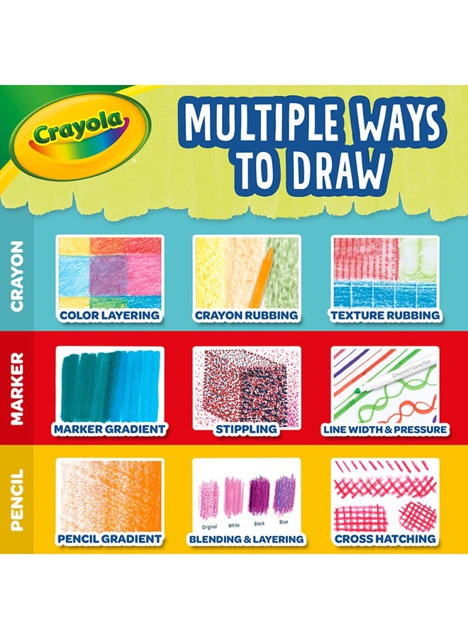Crayola حقيبة فن التخيل، ١١٥ قطعة - Image 2