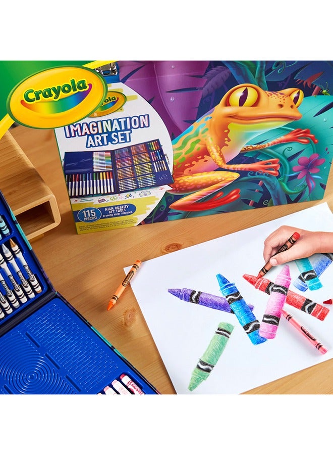 Crayola حقيبة فن التخيل، ١١٥ قطعة - Image 3