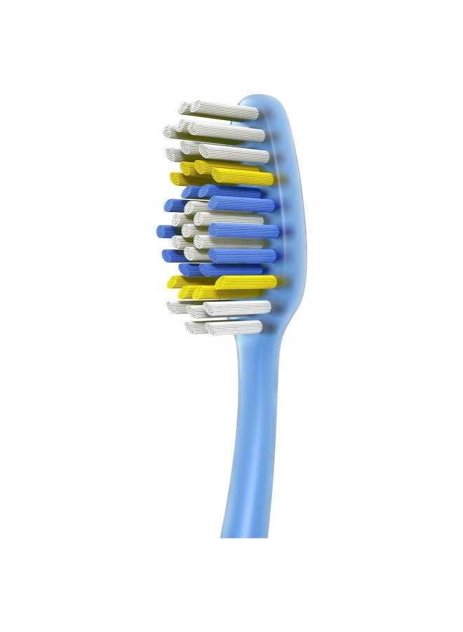 كولجيت فرشاة أسنان كولجيت إكسترا كلين كاملة الرأس، متوسطة - 3 قطع (عبوة من قطعة واحدة) - Image 2