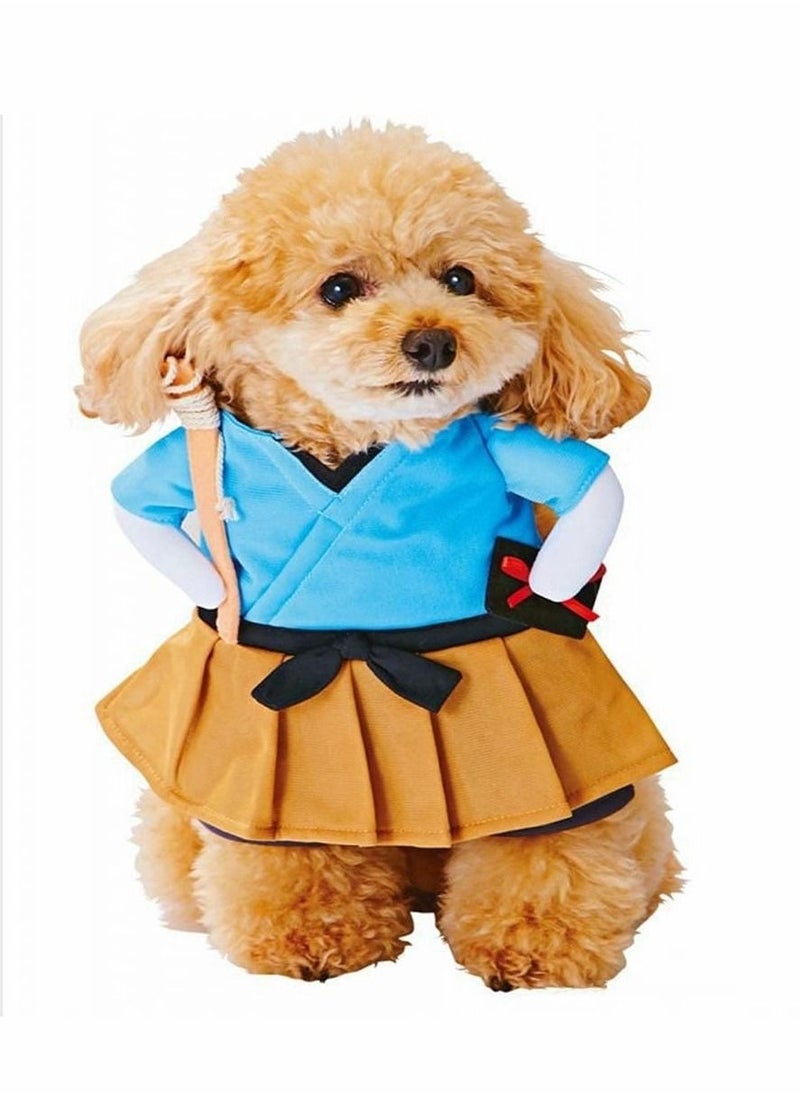1Pcs New Funny Pet Clothes Super Cute Costumes for Small Dogs and Cats Costume Suit Corsair Dressing up Party Apparel Clothing Summer (Small) - Image 3