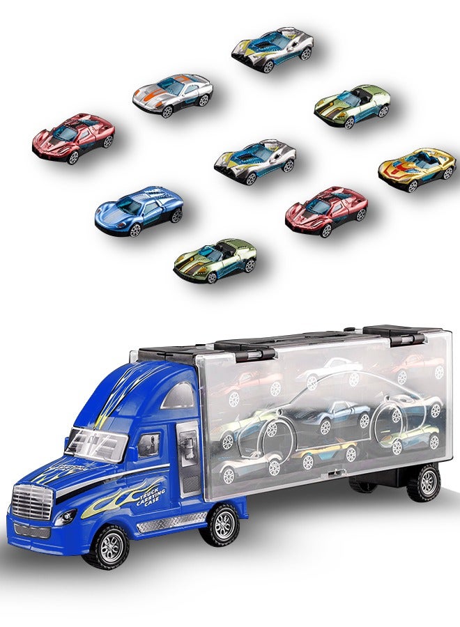 9-Piece Deluxe Cars Toy Set: A Great Birthday Gifts  for Kids, Party Favor Toy Cars Suitable for Boys and Girls,car toys,kids toys,gift toys,toys for boys  - Image 1