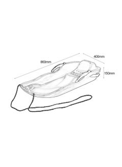 BLOOMING TIME Outdoor Sports Plastic Skiing Boards Sled Luge Snow Grass Sand Board Ski Pad Snowboard With Rope  - Image 3