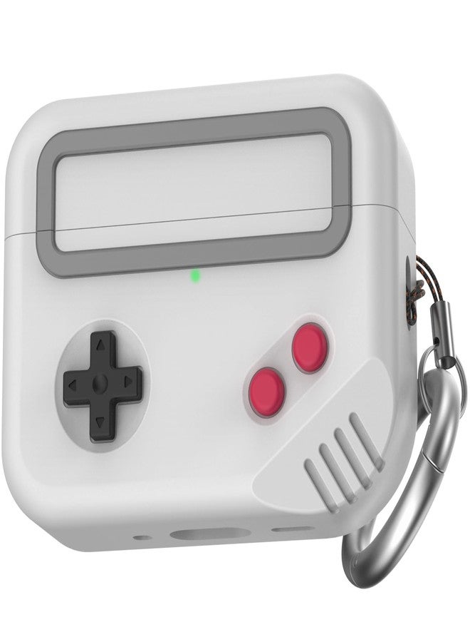 TRONWIN for AirPods Pro 3 Case - 2025 Silicone Game Console Design Case for Apple AirPods 3rd Generation, Cute Air pods pro 3 Case Cover for Men/Women gamer (Light Grey) - Image 1