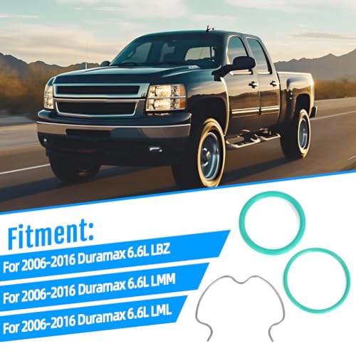 WIKIBB For 20062016 Duramax 66L Lower Radiator Hose Clip and Seal Kit Works with HosesGM 25841843GM 19258629GM 84036271 - Image 3