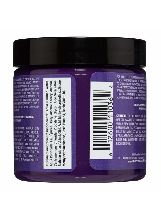 Manic Panic Classic Electric Amethyst Semi Permanent Hair Color - Bright Purple Hair Dye for Women & Men That Lasts 4-6 Weeks - Vegan, Ammonia & Cruelty-Free - Create & Mix Custom Shades (4oz) - Image 2