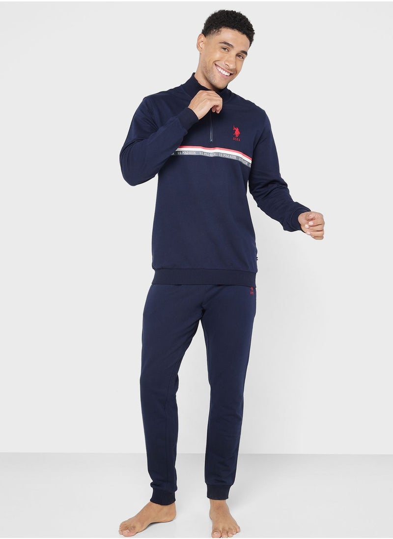 U.S. Polo Assn. - Crew Neck T-Shirt Pyjama Set - Image 1