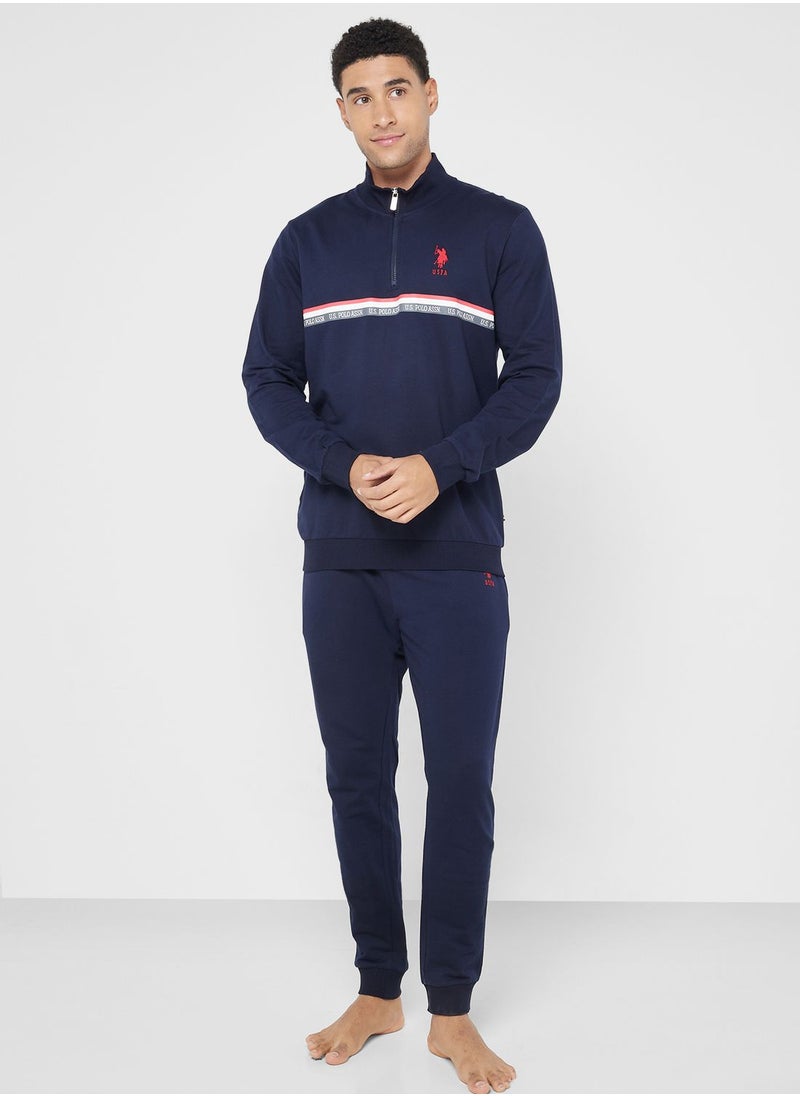 U.S. Polo Assn. - Crew Neck T-Shirt Pyjama Set - Image 1