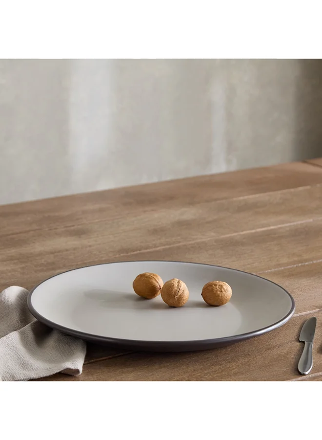 Home Box Home Box Mocha Mist 2-Tone Melamine Buffet Plate 31 x 3 x 31.5 cm