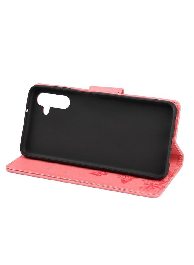 S-TOP Case For Samsung Galaxy A13 5G Butterfly Embossed Horizontal Flip Leather Phone Case with Card Slot & Holder - Image 5