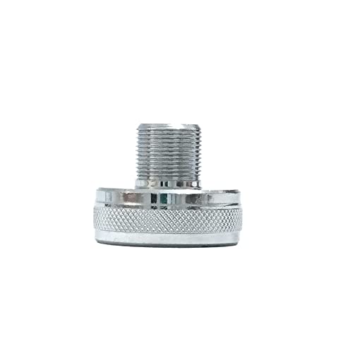 UngSung NMO to SO-239 UHF Female Brass Antenna Mount Adapter Made by Heavy Duty Chrome Plated Brass - Image 3