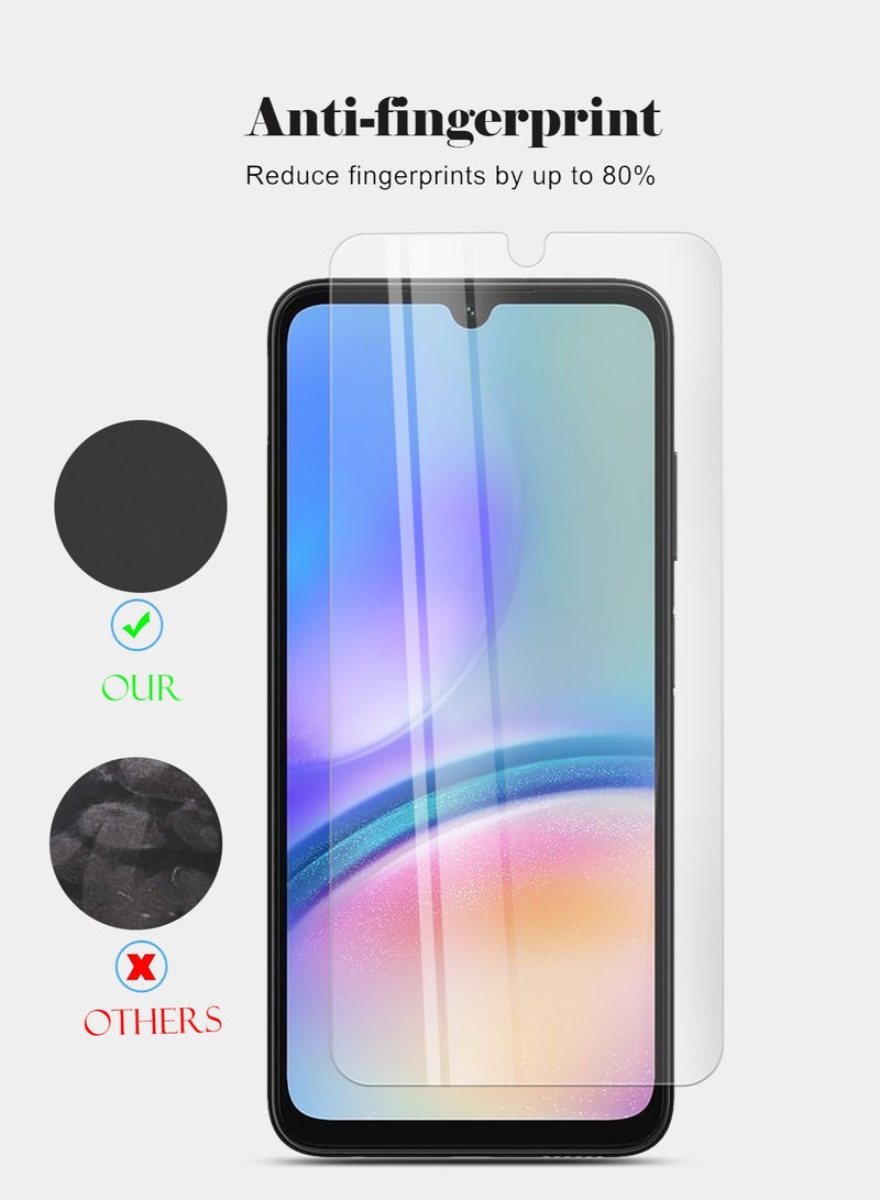 Techie مجموعة حافظة وواقي شاشة لهاتف Samsung Galaxy A05s 2 في 1 - حافظة شفافة من مادة TPU مع واقي شاشة من الزجاج المقوى عالي الدقة - Image 4