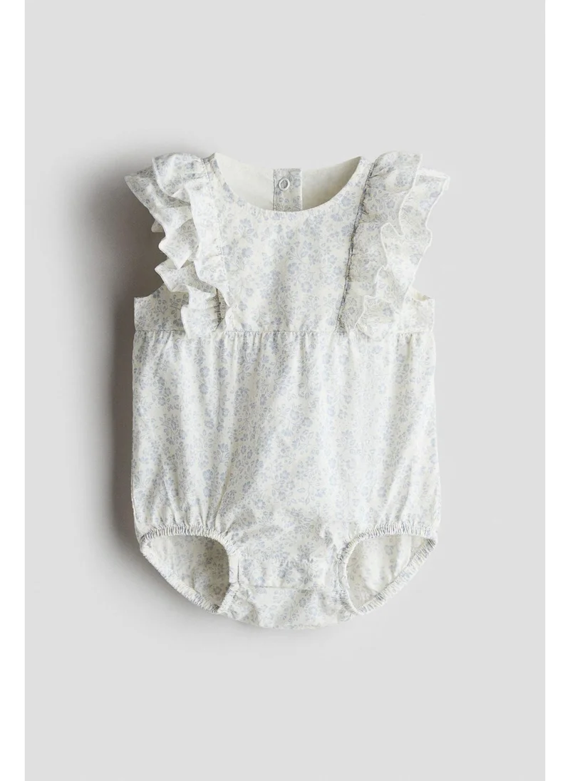 H&M Frilled romper suit