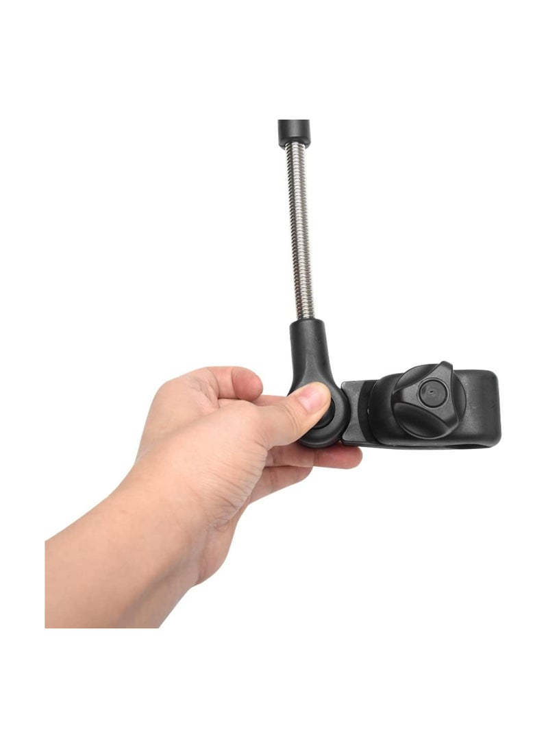 مظلة قابلة للتعديل لحماية من الأشعة فوق البنفسجية، قابلة للتثبيت على عربات الأطفال، عربات الدفع، الكراسي المتحركة، كراسي الشاطئ، وعربات الجولف - ظل متعدد الاستخدامات مع جهاز تثبيت بالمشبك لحماية من الشمس والمطر. - Image 5