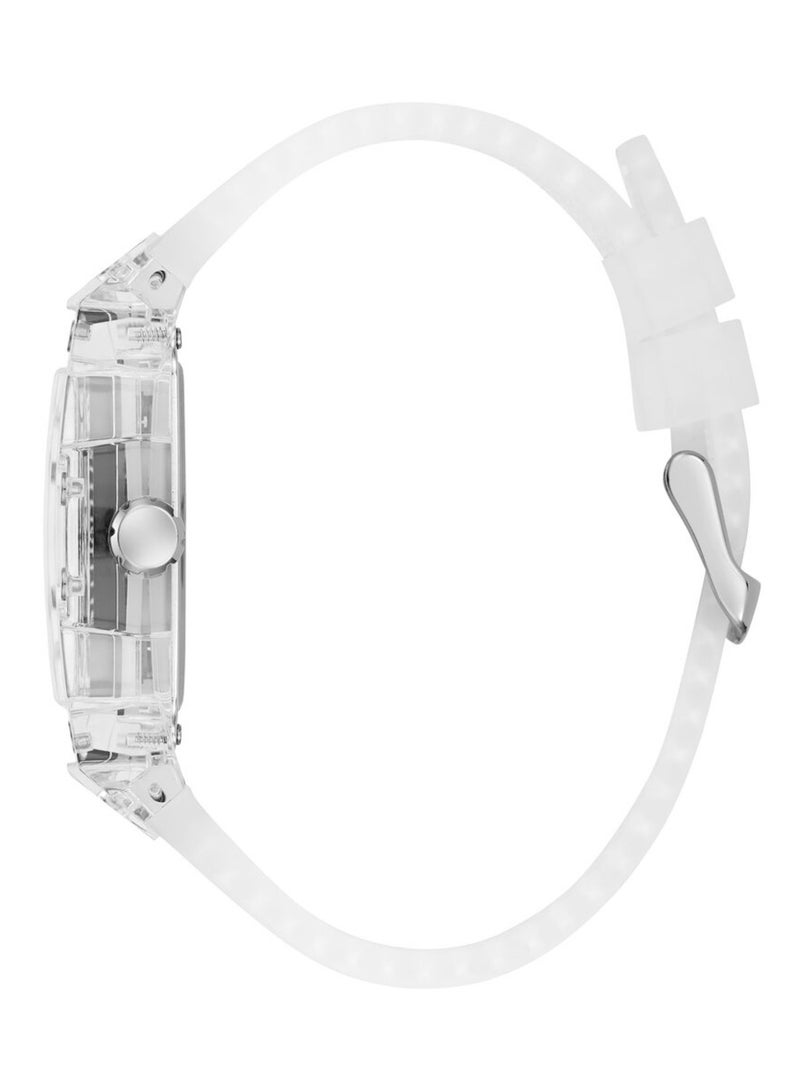 GUESS Men's Phoenix Clear Quartz Analog Silicone Band Watch GW0499G9 - 41mm - Image 2