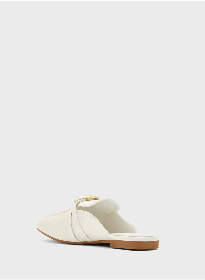ELLA Ladies Slip On Flat Mule