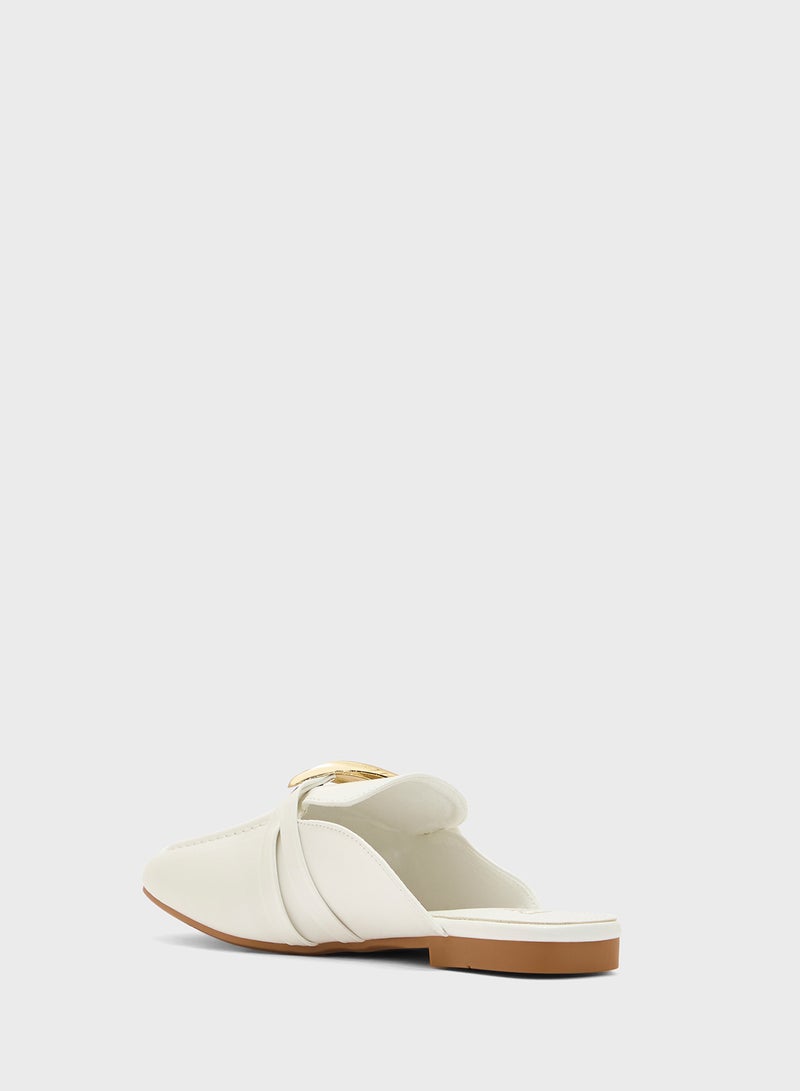 ELLA Ladies Slip On Flat Mule - Image 2