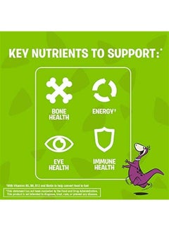 Flintstones Vitamins Flintstones Sour Gummies Kids Vitamins, Gummy Multivitamin for Kids with Vitamins A, B6, B12, C, D & more, 180ct  - Image 5