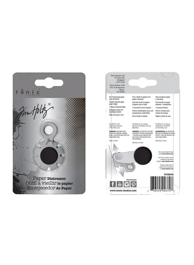 TONIC STUDIOS Tim Holtz Paper Distressing Tool Scrapbook Supplies For Cardstock And Creating Rough Torn Edges Distresser With 7 Recessed Blades - Image 3