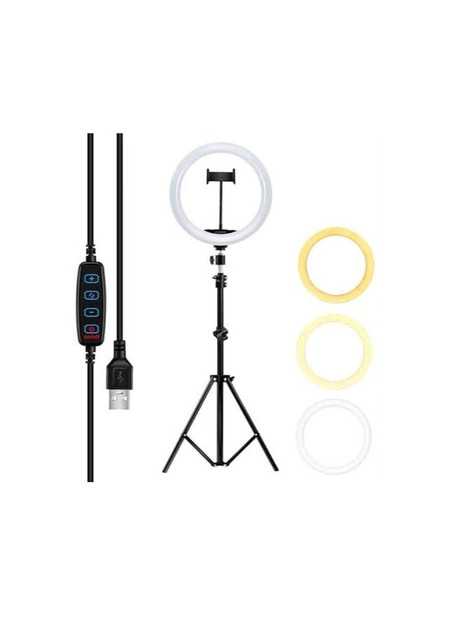 Professional Ring Light ZMX-260 with Multi-Mode LED Lighting for Photography, Makeup, and Live Streaming – Without Stand - Image 3