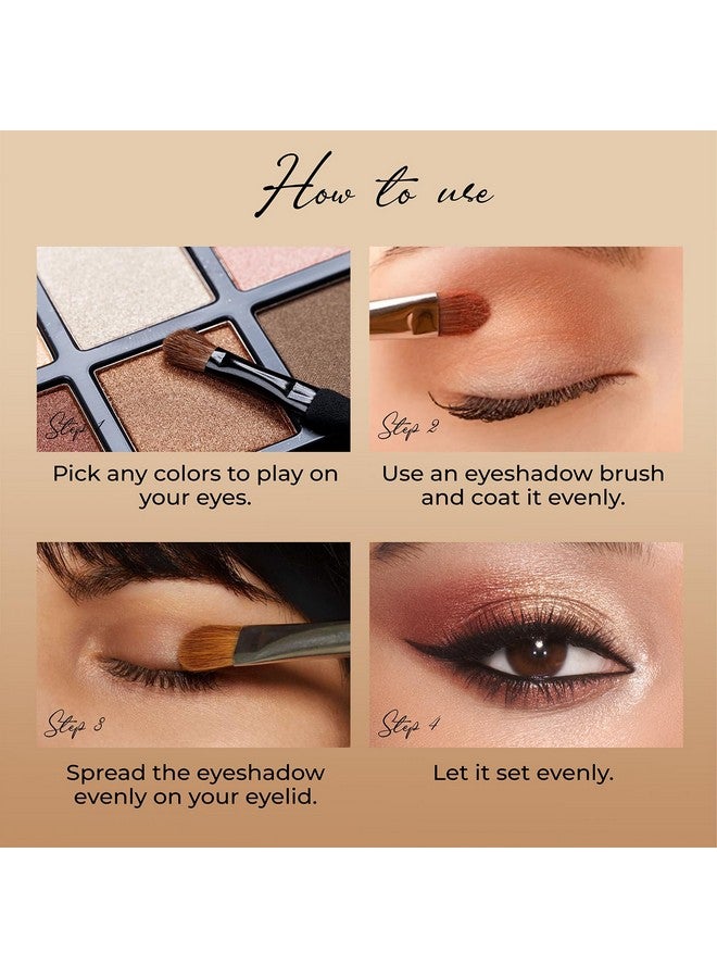 Insight Cosmetics 15 Color All Eyes On You Eyeshadowmatteshimmerbeginner Friendly & Long Lasting Eye Shadow Palettelong Wearing And Easily Blendable Eye Makeup Palette Mk04 - Image 3