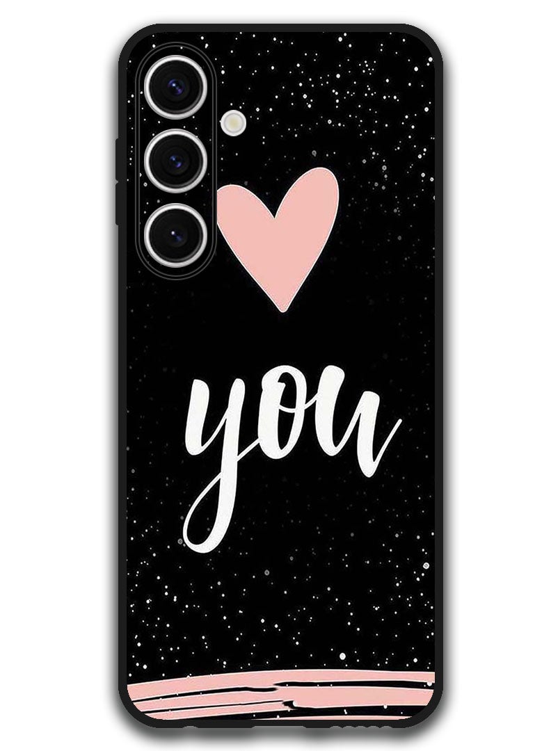Theodor Protective Case Anti Scratch Shock Proof Bumper Cover For Samsung Galaxy S24 FE Love You - Image 1