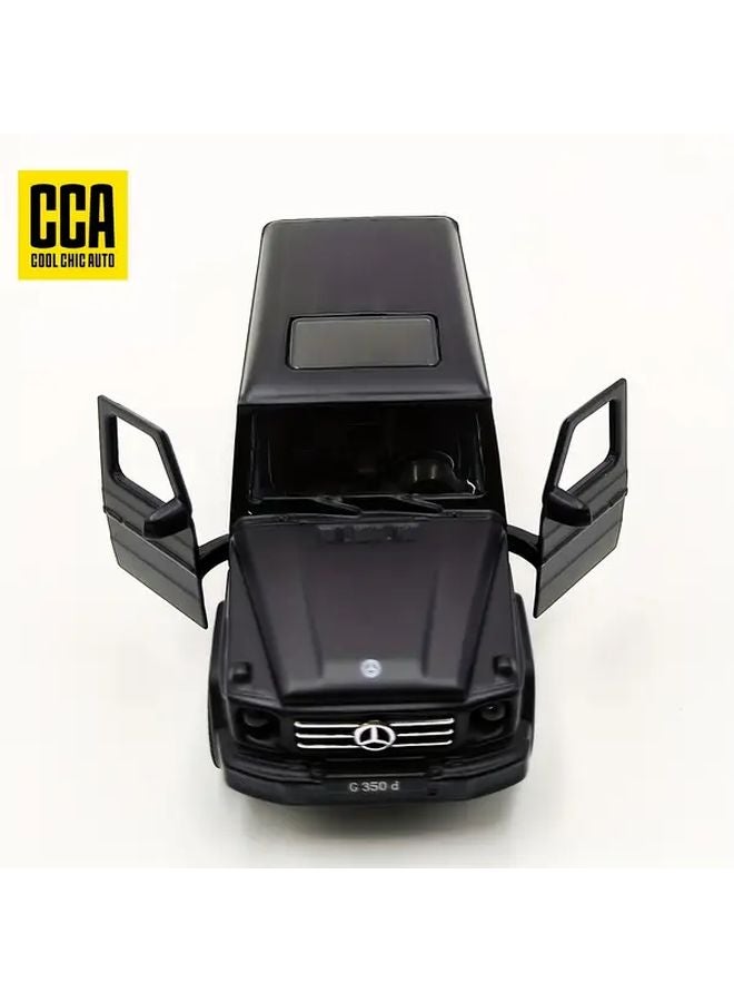 Black Alloy Mercedes Benz G350d 1 42 Scale Model Car Metal Toy Simulation Ornament - Image 1