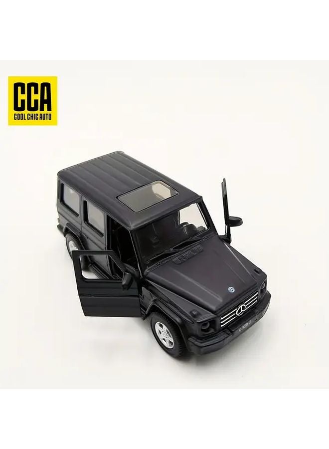 Black Alloy Mercedes Benz G350d 1 42 Scale Model Car Metal Toy Simulation Ornament - Image 2