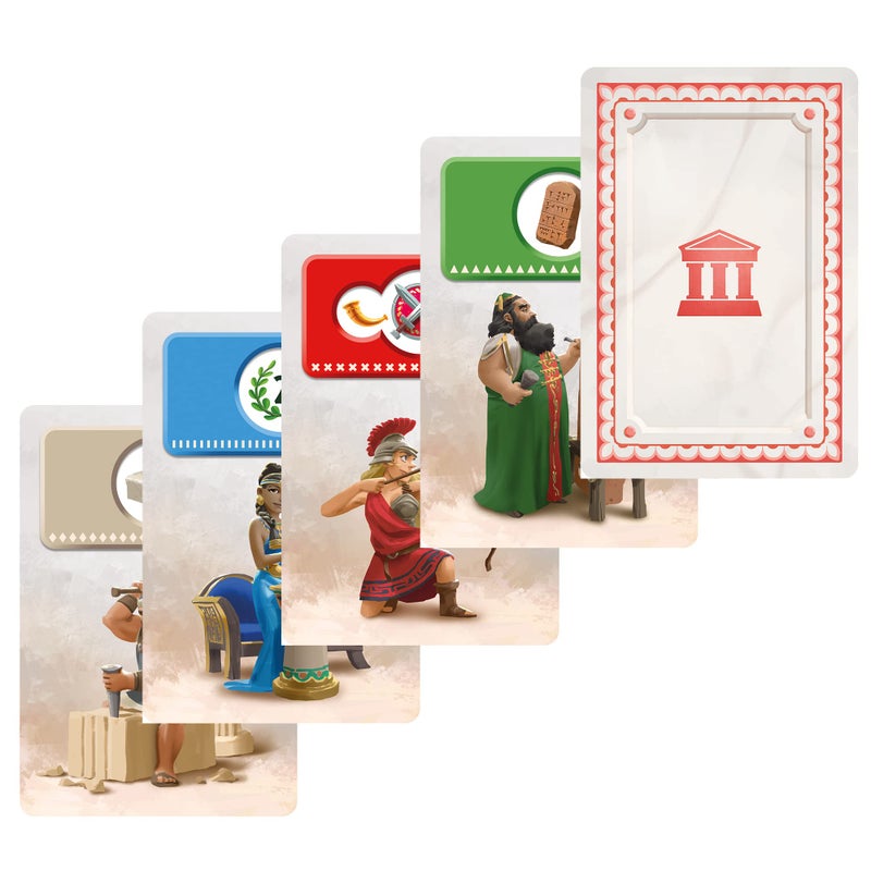 Asmodee 7 Wonders Architects - Shape History with Your Ingenious Wonders, Civilization Strategy Game for Kids and Adults, Ages 8+, 2-7 Players, 25 Minute Playtime - Image 4