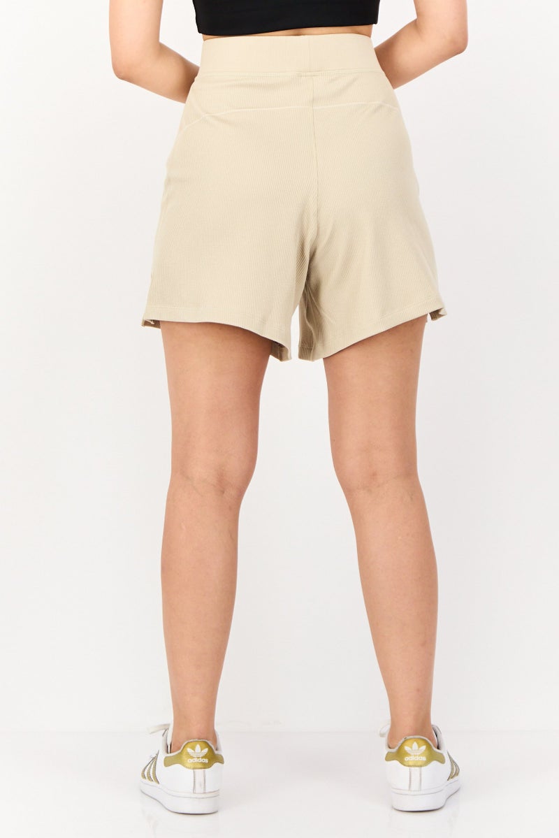 PUMA Women Sportswear Fit Training Shorts, Beige  - Image 2