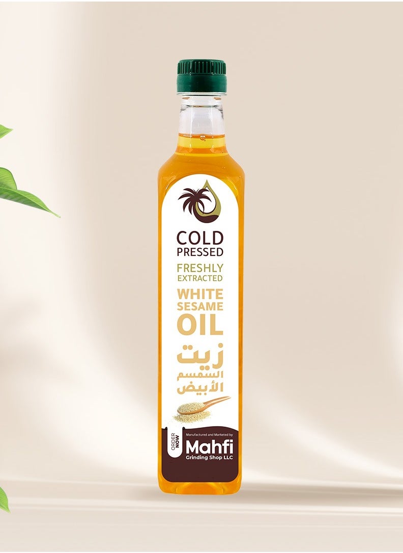 MAHFI GRINDING SHOP L.L.C Mahfi Freshly Extracted Cold Pressed White Sesame Oil 