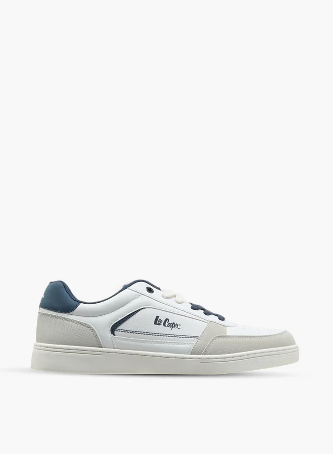 Lee Cooper Men's Solid Lace-Up Sneakers