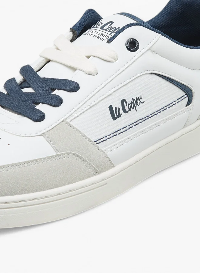 Lee Cooper Men's Solid Lace-Up Sneakers