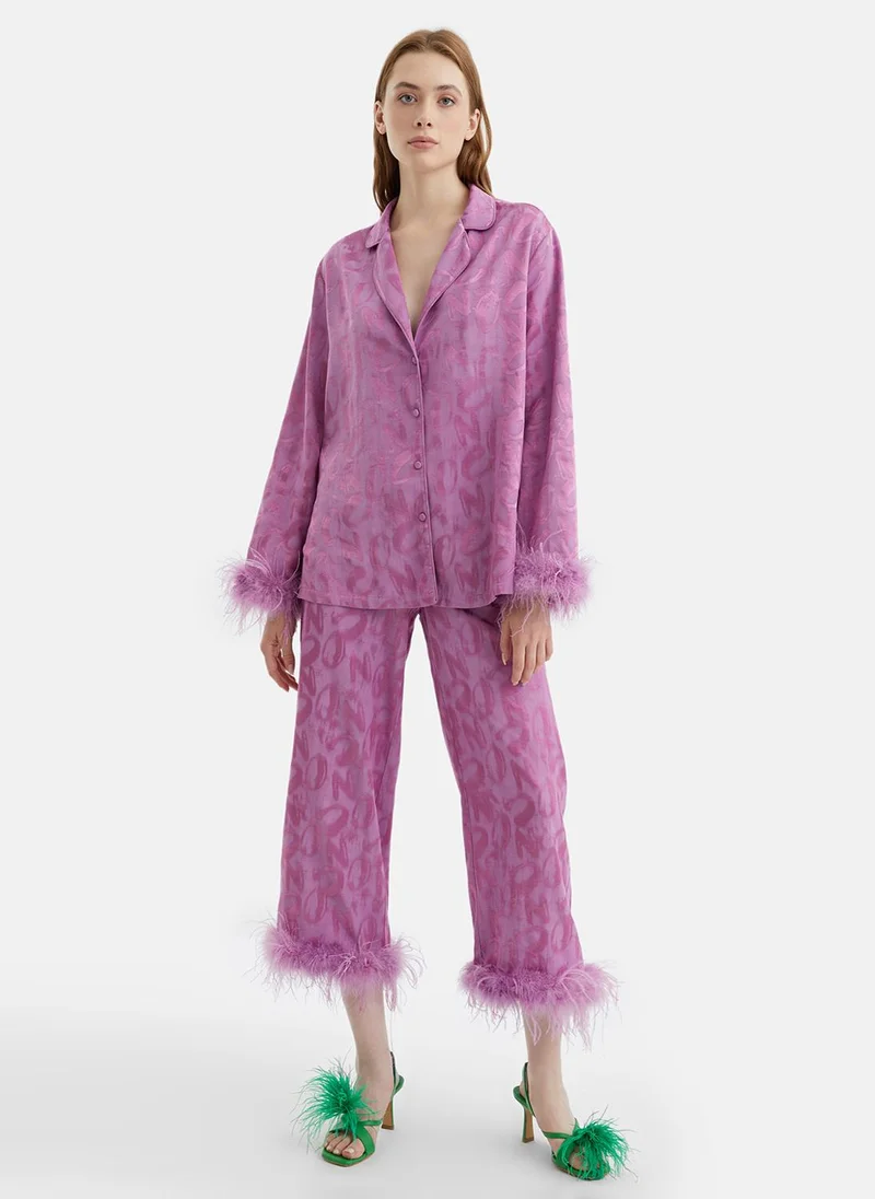 Nocturne Feathered Pants