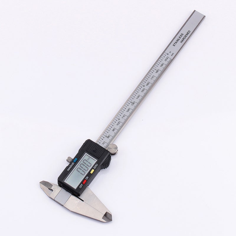 Digital Caliper: Premium Stainless Steel, Ergonomic Grip With LCD Display - Precise Internal External Height Measurements, Easy To Use Digital Vernier Caliper for Home DIY Professional Projects - Image 4