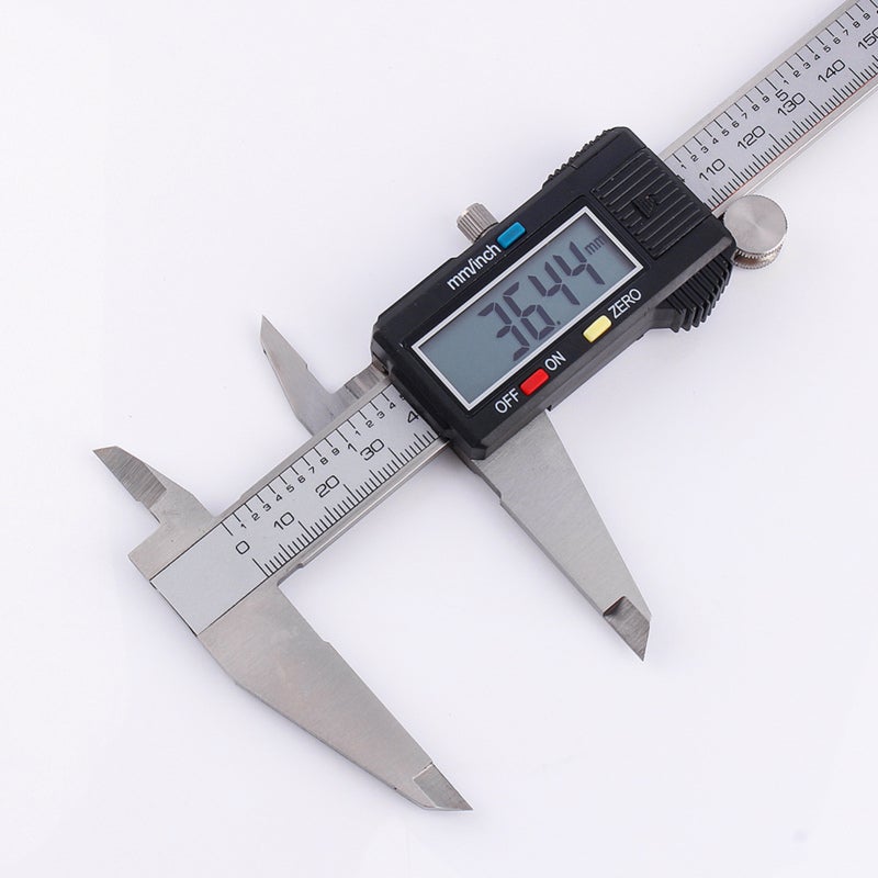 Digital Caliper: Premium Stainless Steel, Ergonomic Grip With LCD Display - Precise Internal External Height Measurements, Easy To Use Digital Vernier Caliper for Home DIY Professional Projects - Image 5