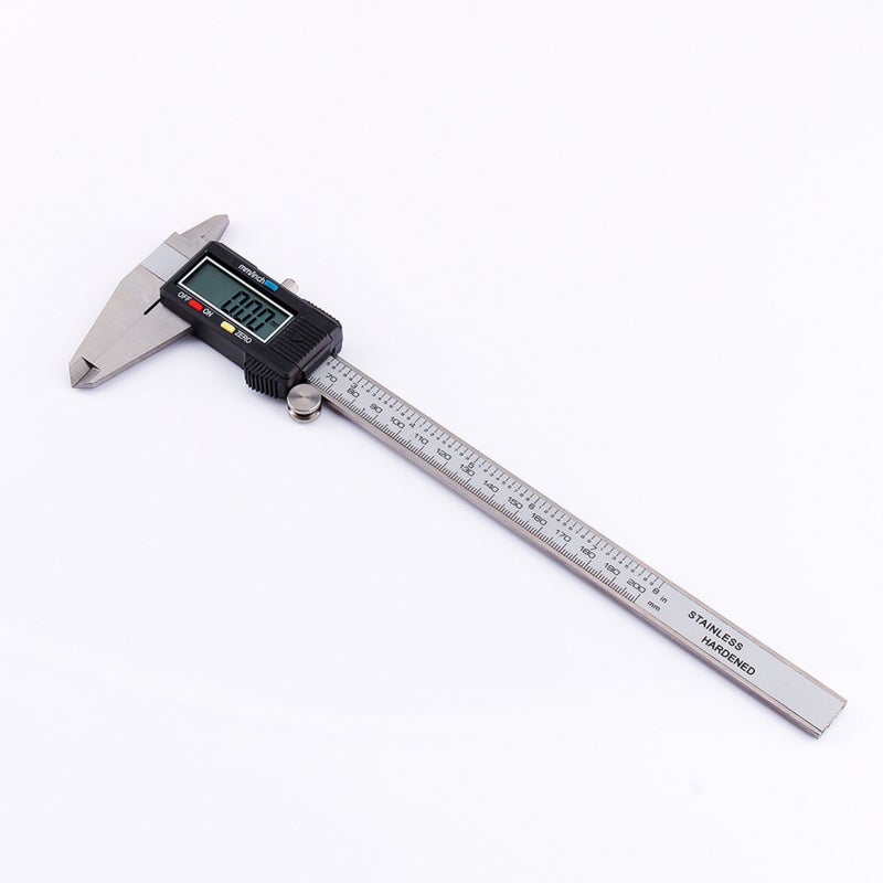 Digital Caliper: Premium Stainless Steel, Ergonomic Grip With LCD Display - Precise Internal External Height Measurements, Easy To Use Digital Vernier Caliper for Home DIY Professional Projects - Image 1
