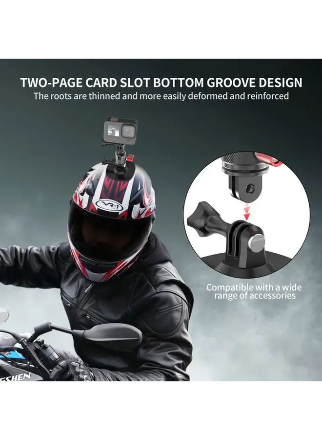 Black 360 Degree Rotating Aluminum Alloy Stand For 12 11 Action Camera - Image 4