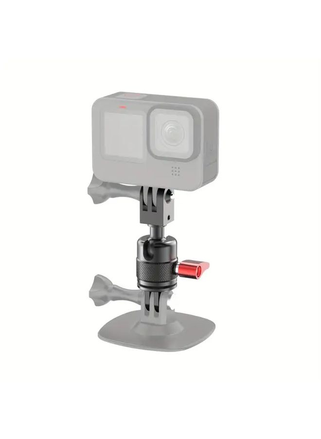 Black 360 Degree Rotating Aluminum Alloy Stand For 12 11 Action Camera - Image 3