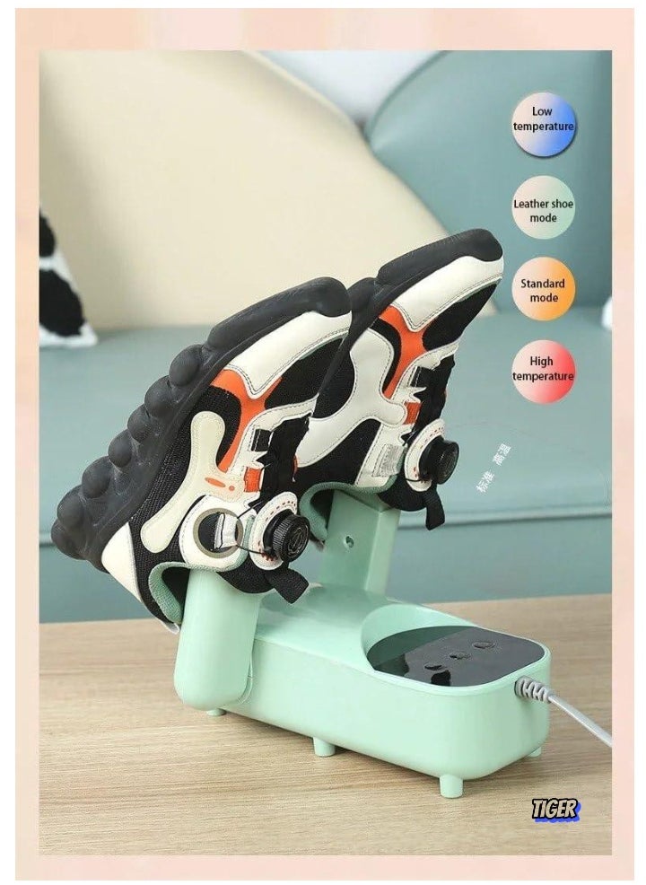 TIGER - Electric Shoe Dryer Machine – Smart Constant Heat, Fast Dryer, Odor Deodorizer, Dehumidifier, 220V Heater for Shoe Protection, Quick Drying, and Freshness - Image 1