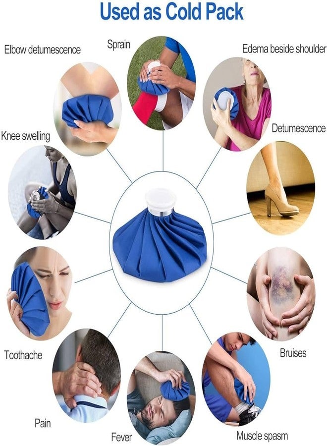 Madison Ice Bag for Cold Hot Water Bag Pain Relief Ice Pack Gel Bag for First Aid Injury for Neck Knee Cold Therapy Back Shoulder,Waist Pain Relief- 1 Pcs - Multi Color - Image 5