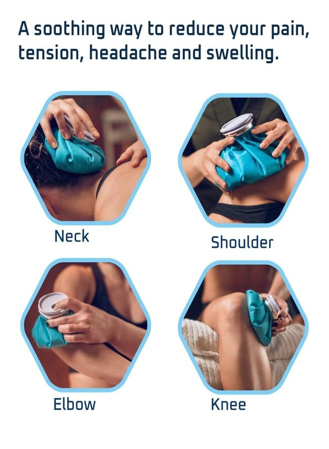 Madison Ice Bag for Cold Hot Water Bag Pain Relief Ice Pack Gel Bag for First Aid Injury for Neck Knee Cold Therapy Back Shoulder,Waist Pain Relief- 1 Pcs - Multi Color - Image 4