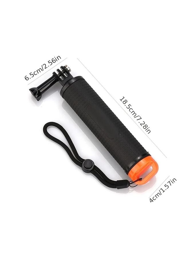 Orange Black Water Floating Hand Grip Handle Mount Float for GoPro Hero DJI Osmo Action Insta360 X - Image 5