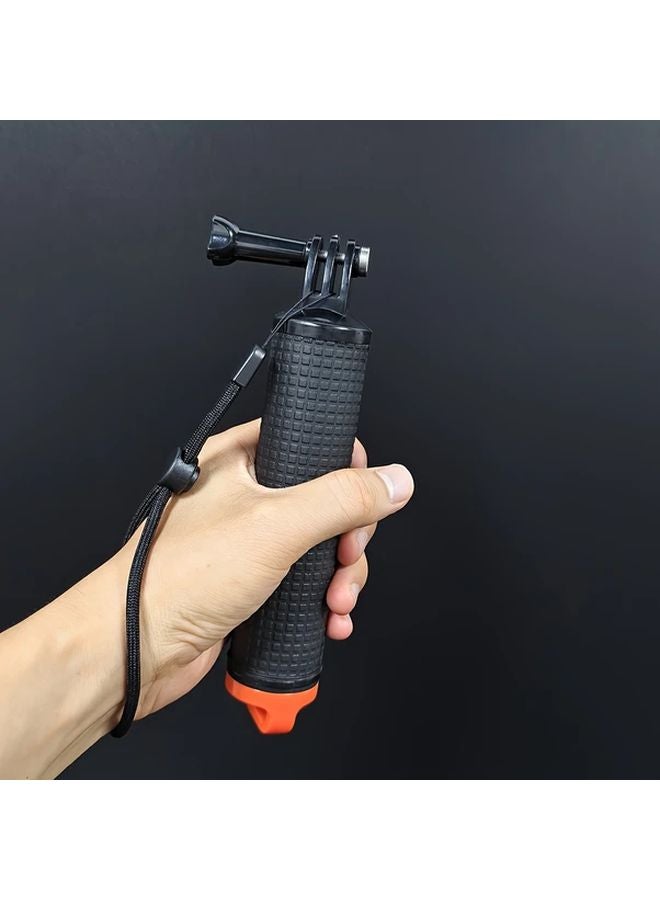 Orange Black Water Floating Hand Grip Handle Mount Float for GoPro Hero DJI Osmo Action Insta360 X - Image 2