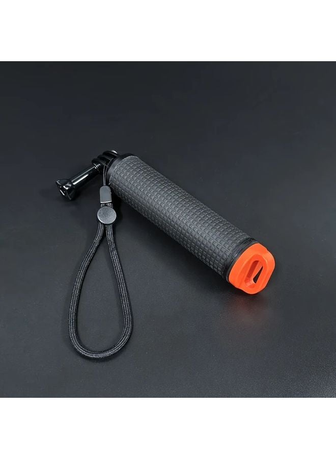 Orange Black Water Floating Hand Grip Handle Mount Float for GoPro Hero DJI Osmo Action Insta360 X - Image 1