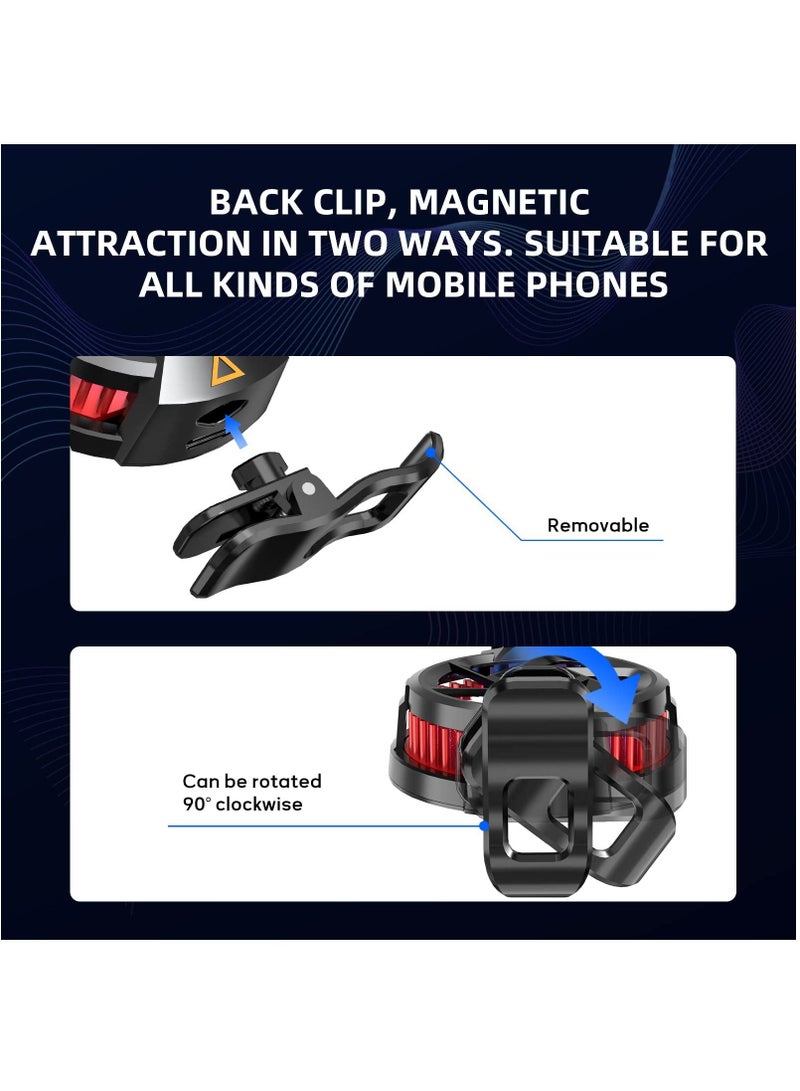 Loquat Phone Cooler, Semiconductor Cooling Fan Compatible with Magsafe, Portable Noiseless Game Artifact for PUBG, Live Vlog, iOS/Android 4-6.7 Inch Phones - Image 5