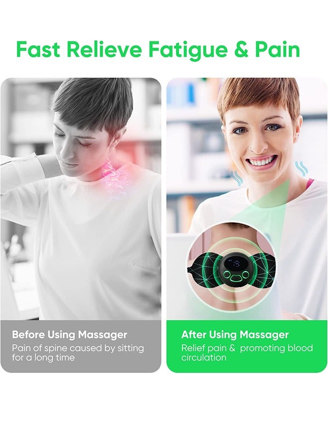 Loquat Mini 8 Modes TENS Muscle Stimulator Pad EMS Pulse Rechargeable Massage Acupuncture Machine for Neck Waist with Remote Controller - Image 4