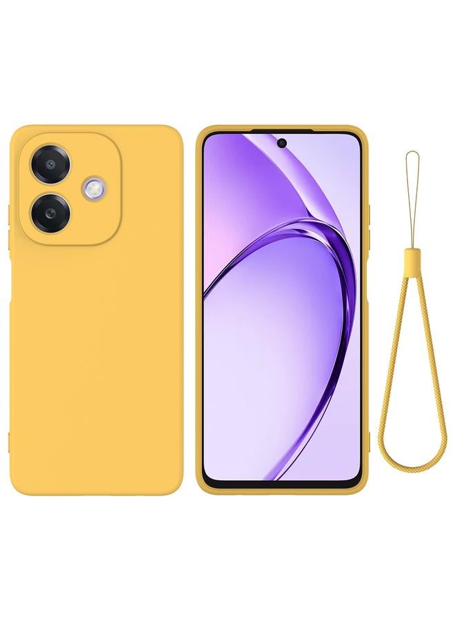 S-TOP Case For OPPO A3x Pure Color Liquid Silicone Shockproof Phone Case - Image 1