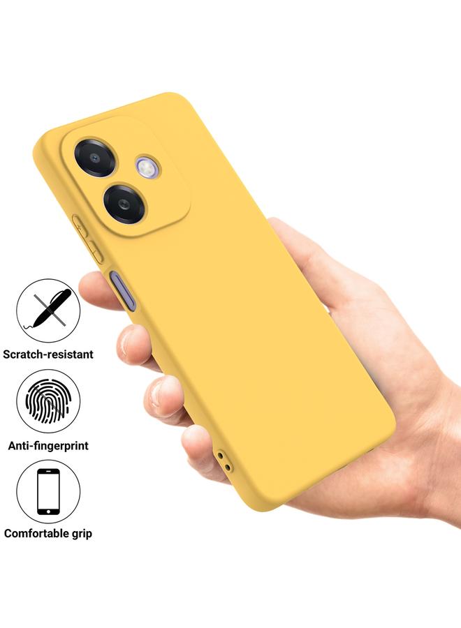 S-TOP Case For OPPO A3x Pure Color Liquid Silicone Shockproof Phone Case - Image 2